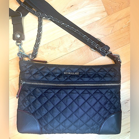 MZ Wallace Bags Mz Wallace Quilted Black Crossbody Bag Poshmark